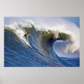 Big Wave bij de Mavericks Surfred Competition Poster (Voorkant)
