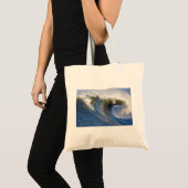 Big Wave bij de Mavericks Surfred Competition Tote Bag (Voorkant (product))