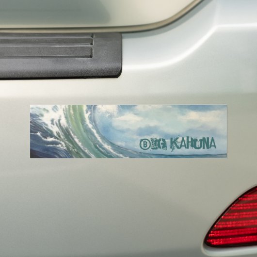 Big Wave Bumpersticker (Op auto)