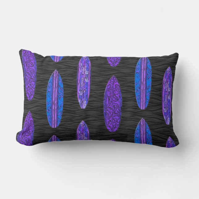Big Wave Hawaiian Surfboards Kussen (Voorkant)