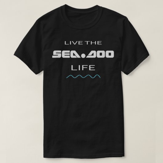 Big Wave Leef het Zee Leven T-shirt (Design voorkant)