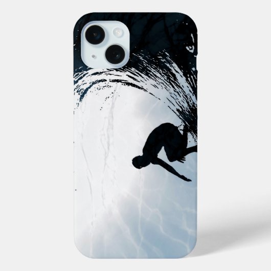 Big Wave Surfer Case-Mate iPhone Case (Achterkant)