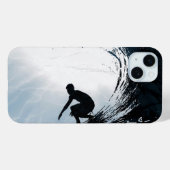 Big Wave Surfer Case-Mate iPhone Case (Achterkant (horizontaal))