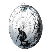 Big Wave Surfer Dartbord (Voorkant Rechts)