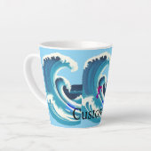 Big Wave Surfer Thunder_Cove Latte Mok (Linkerhoek)
