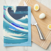 Big Wave Surfer Thunder_Cove Theedoek (Quarter Fold)