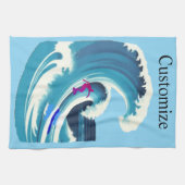 Big Wave Surfer Thunder_Cove Theedoek (Horizontaal)