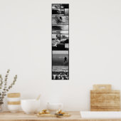 Big Wave Surfing door Poster (Keuken)