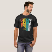 Big Wave Surfing Surfer Flag T-shirt (Voorkant volledig)