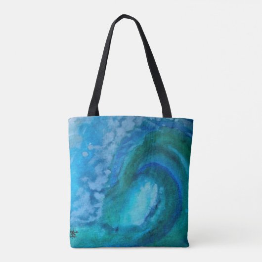 Big Wave Tote Bag (Achterkant)