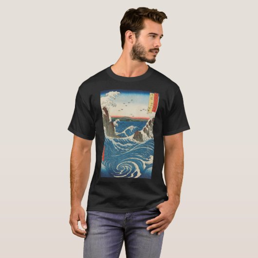 Big Waves en Whirlpools Japanse Art3033png3033 T-shirt (Voorkant volledig)