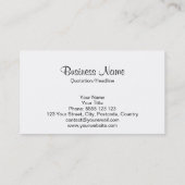 Big Waves - Uehara Konen Visitekaartje (Achterkant)