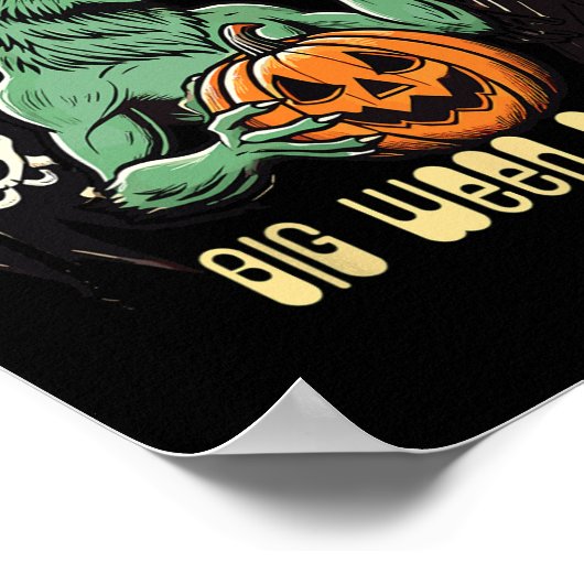 Big Ween Energy Halloween-feest voor horrorfans Poster (Hoek)