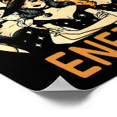 Big Ween Energy Halloween  heksen Mannen vrouwen Poster (Hoek)