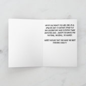 Big Weirdo Funny Birthday Kaart (Binnen)