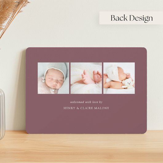 Big Welkom | Aankondiging van de foto ter geboorte