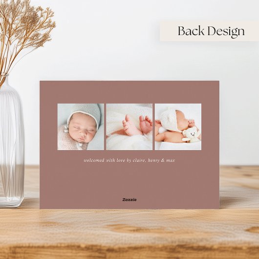 Big Welkom | Aankondiging van de geboorte van Roos