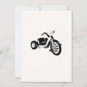 Big Wheel Boy Birthday Invitation-Wheely Big Deal Kaart (Achterkant)