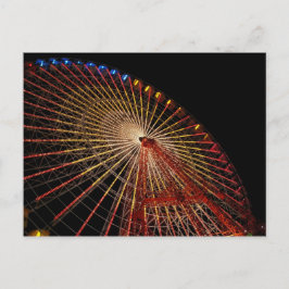 Big Wheel Funfair Night. Briefkaart