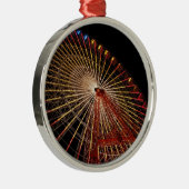Big Wheel Funfair Night.jpg Metalen Ornament (Rechts)