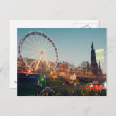Big Wheel in Edinburgh Briefkaart (Voorkant / Achterkant)