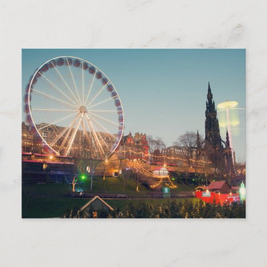 Big Wheel in Edinburgh Briefkaart (Voorkant)