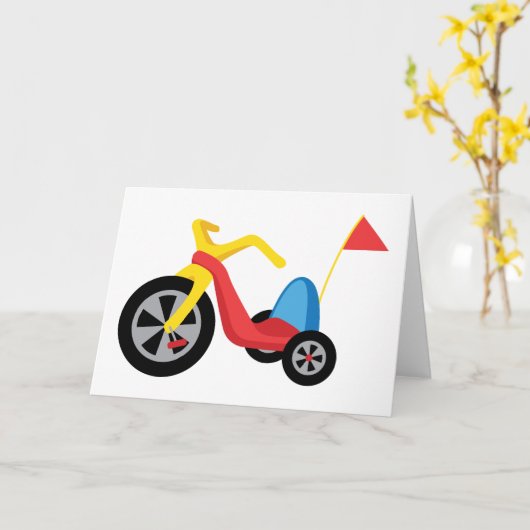 Big Wheel Kaart (Gele Bloem)