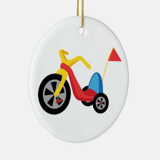 Big Wheel Keramisch Ornament (Rechts)