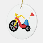 Big Wheel Keramisch Ornament (Links)