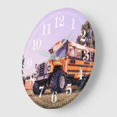 Big Wheel School Bus Grote Klok (Hoek)