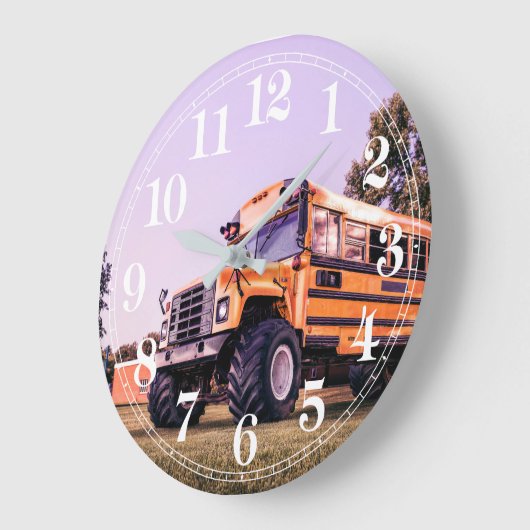 Big Wheel School Bus Grote Klok (Hoek)