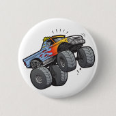 Big Wheel Truck Ronde Button 5,7 Cm (Voorkant)