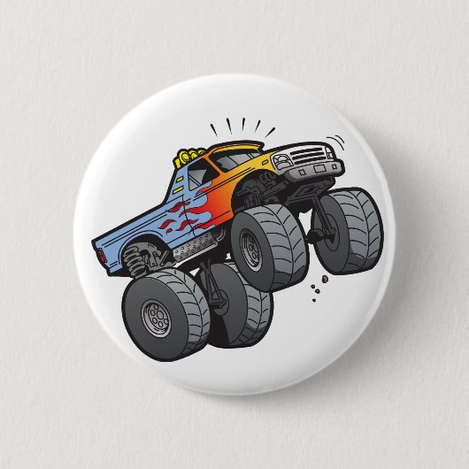 Big Wheel Truck Ronde Button 5,7 Cm (Voorkant)