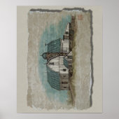 Big White Amish Barn Poster (Voorkant)