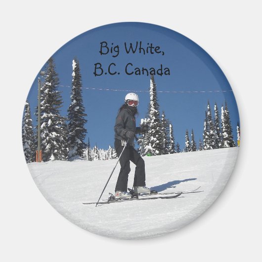 Big White, B.C. Canada Magneet (Voorkant)