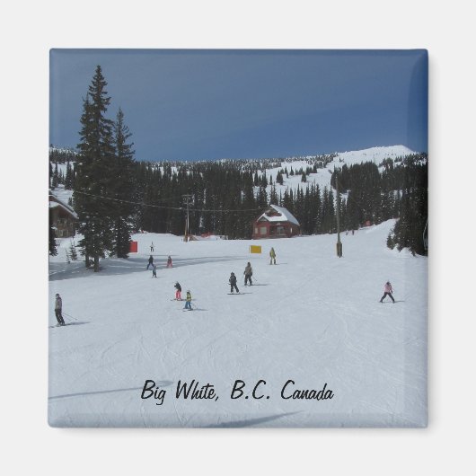 Big White, B.C. Canada Magneet (Voorkant)