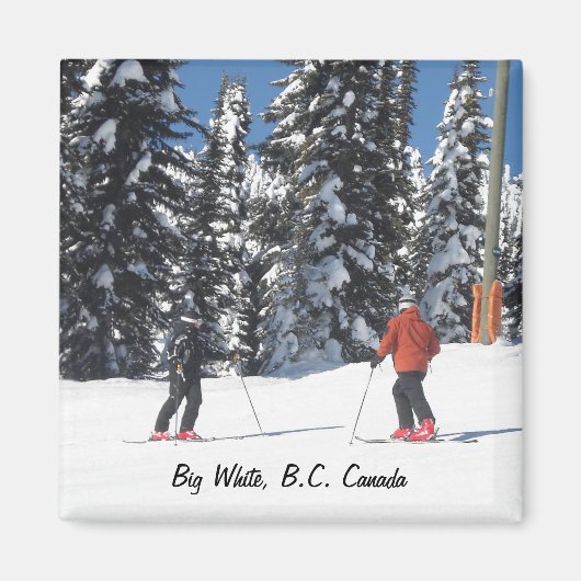 Big White, B.C. Canada Magneet (Voorkant)