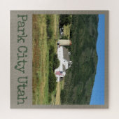 Big White Barn Park City Utah Schilderachtig Puzzl Legpuzzel (Horizontaal)