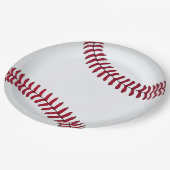 Big White Baseball Papieren Bordje (Gekanteld)