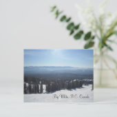 Big White, BC Canada Briefkaart (Staand voorkant)