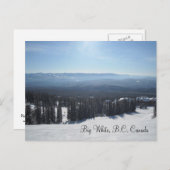 Big White, BC Canada Briefkaart (Voorkant / Achterkant)