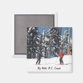 Big White, BC Canada Magneet (Voorkant / Achterkant)