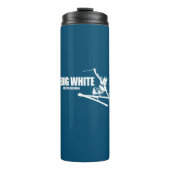 Big White British Columbia Skier Thermosbeker (Voorkant)