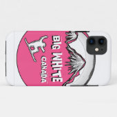 Big White Canada roze snowboard iPhone 5 hoesje (Achterkant (horizontaal))