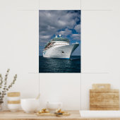 Big White Cruise Ship Poster (Keuken)