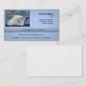 Big White Cruise Ship Visitekaartje (Voorkant / Achterkant)