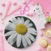 Big White Daisy Papieren Bordje (Feest)
