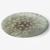 Big White Dandelion Papieren Bordje (Gekanteld)