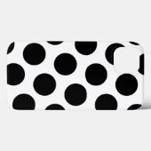 Big White en Black Polka Dots Case-Mate iPhone Case (Achterkant (horizontaal))