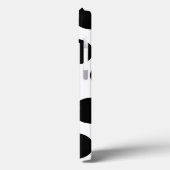 Big White en Black Polka Dots Case-Mate iPhone Case (Achterkant / Links)